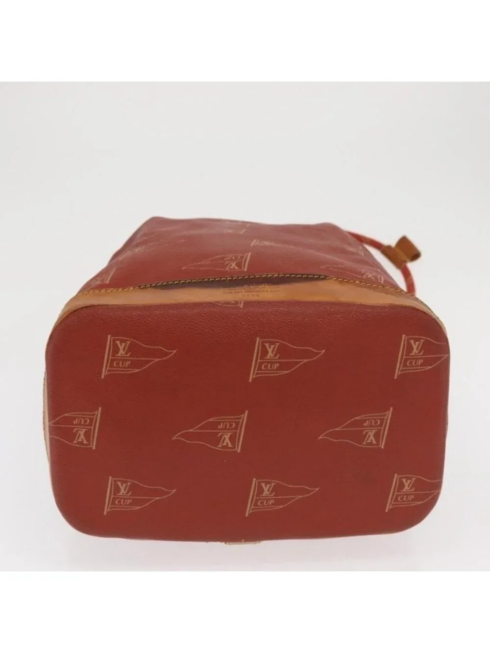Authentic LOUIS VUITTON LV cup Saint Tropez Shoulder Bag Red M80026 LV